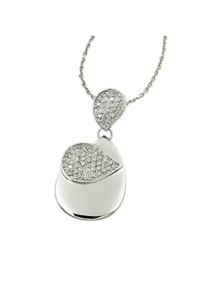 Argent Collier avec pendentif ZH-4465