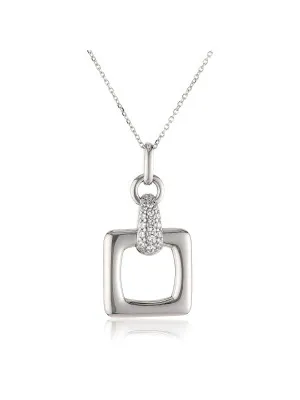 Argent Collier avec pendentif ZH-4492
