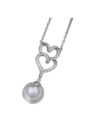 Argent Collier avec pendentif ZH-4506