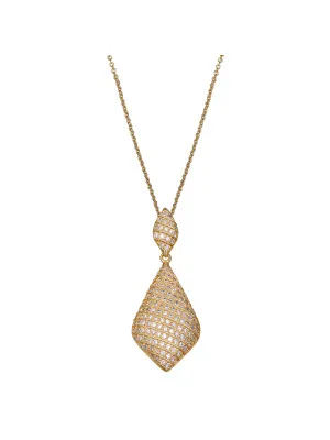 Argent Collier avec pendentif ZH-4517-GOLD