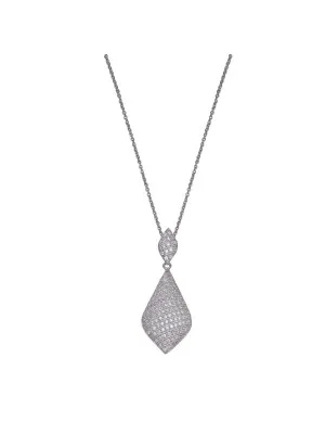 Argent Collier avec pendentif ZH-4517