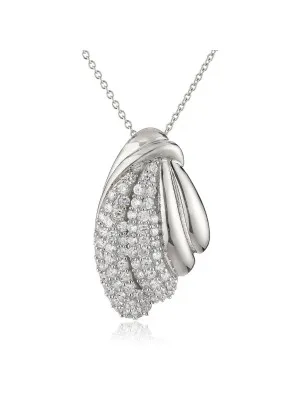 Argent Collier avec pendentif ZH-4528