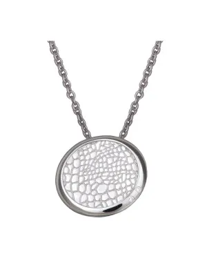 Argent Collier avec pendentif ZH-4541