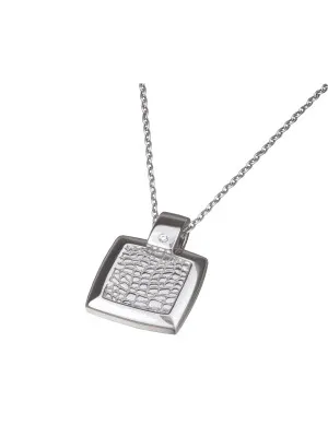 Argent Collier avec pendentif ZH-4542