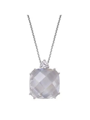 Argent Collier avec pendentif ZH-4550