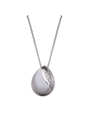 Argent Collier avec pendentif ZH-4557