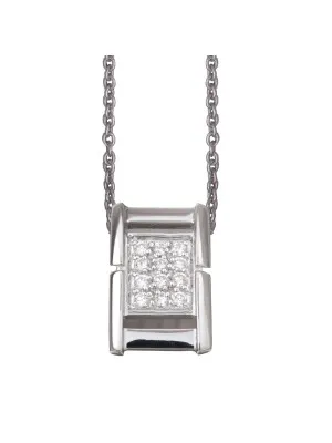 Argent Collier avec pendentif ZH-4559
