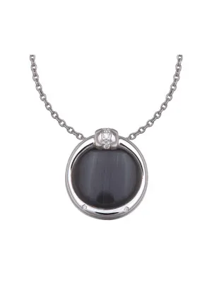 Argent Collier avec pendentif ZH-4560