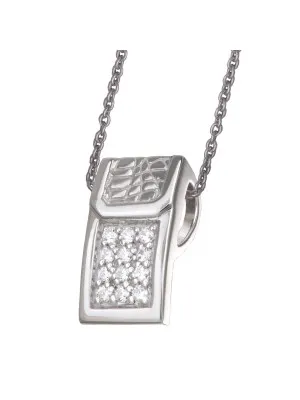 Argent Collier avec pendentif ZH-4562