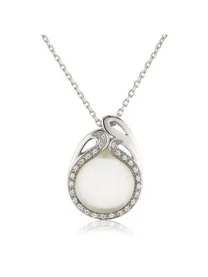 Argent Pendentif avec Chaine ZH-4569
