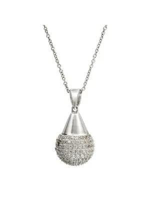 Argent Collier avec pendentif ZH-4580