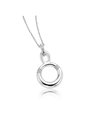 Argent Collier avec pendentif ZH-4588