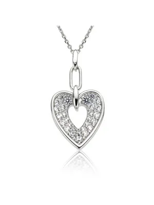 Argent Collier avec pendentif ZH-4589