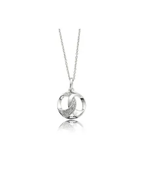 Argent Collier avec pendentif ZH-4595