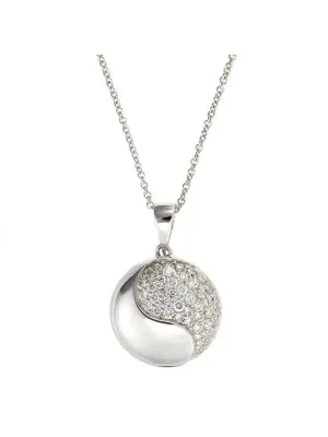Argent Collier avec pendentif ZH-4604