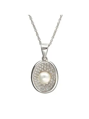 Argent Collier avec pendentif ZH-4605