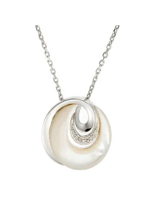 Argent Collier avec pendentif ZH-4613