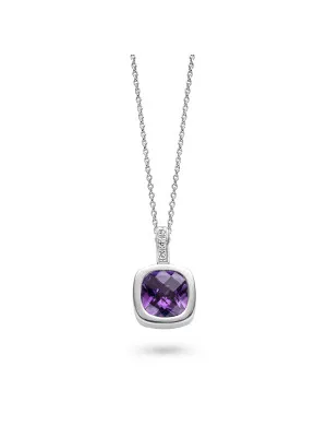 Argent Collier avec pendentif ZH-4645