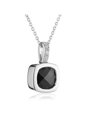 Argent Collier avec pendentif ZH-4646