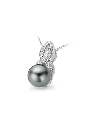 Argent Collier avec pendentif ZH-4651