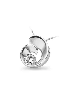 Argent Pendentif avec Chaine ZH-4656
