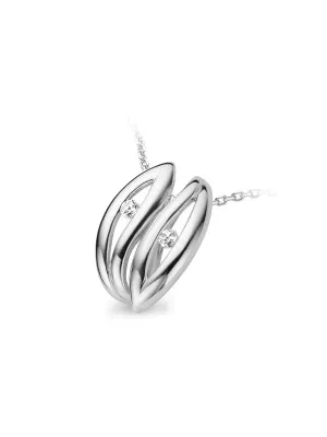 Argent Collier avec pendentif ZH-4657