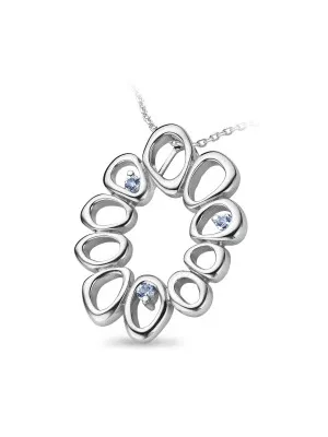 Argent Pendentif avec Chaine ZH-4666