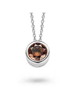 Argent Collier avec pendentif ZH-4685