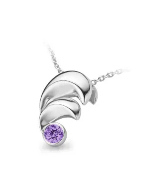 Argent Collier avec pendentif ZH-4690