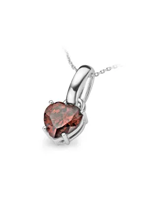 Argent Collier avec pendentif ZH-4693