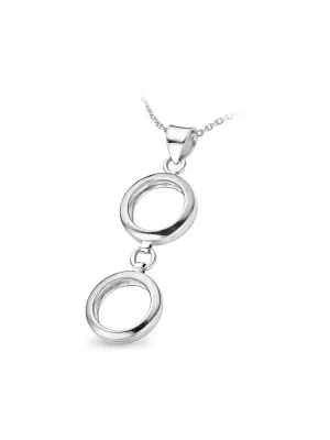 Argent Collier avec pendentif ZH-4704