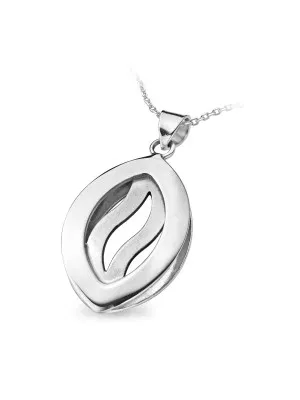 Argent Collier avec pendentif ZH-4706