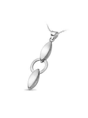 Argent Collier avec pendentif ZH-4709
