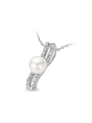 Argent Collier avec pendentif ZH-4714