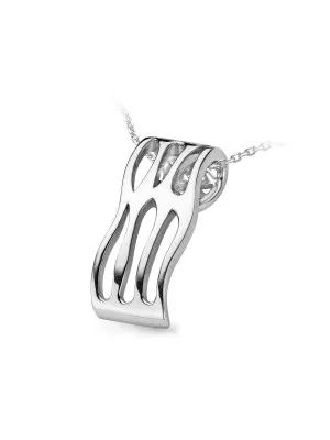 Argent Collier avec pendentif ZH-4724