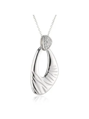 Argent Collier avec pendentif ZH-4726