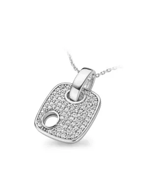 Argent Collier avec pendentif ZH-4733