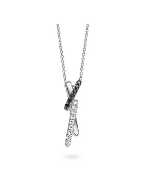 Argent Collier avec pendentif ZH-4737
