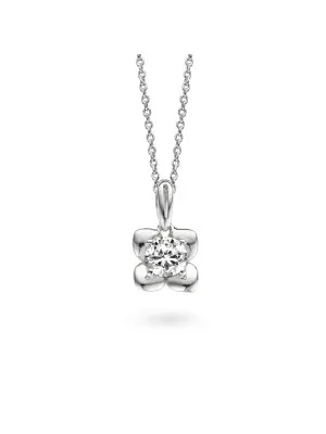 Argent Collier avec pendentif ZH-4739