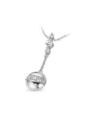 Argent Collier avec pendentif ZH-4743