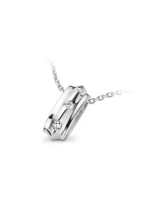 Argent Collier avec pendentif ZH-4744
