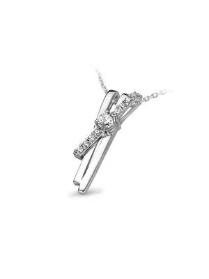 Argent Collier avec pendentif ZH-4765