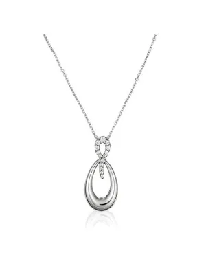 Argent Collier avec pendentif ZH-4767