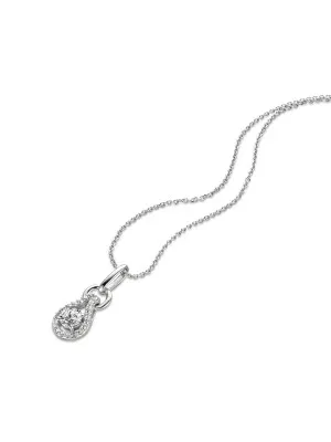 Argent Collier avec pendentif ZH-4770