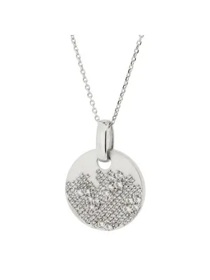 Argent Collier avec pendentif ZH-4777