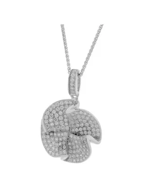 Argent Collier avec pendentif ZH-4781