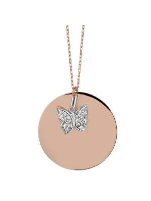 Argent Collier avec pendentif ZH-4790