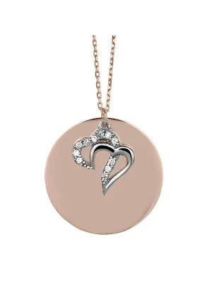 Argent Collier avec pendentif ZH-4791