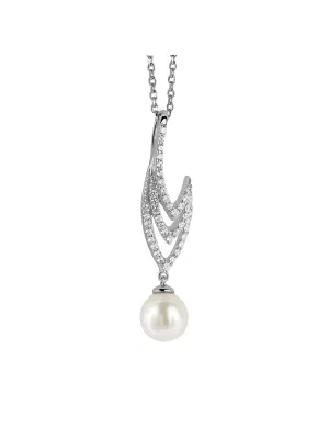Argent Collier avec pendentif ZH-4792