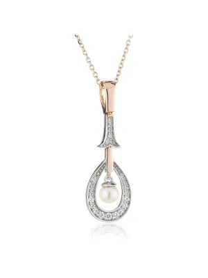 Argent Collier avec pendentif ZH-4796